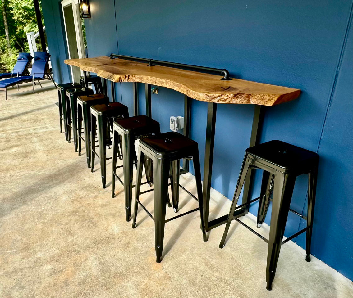 Outside Bar-White Oak-Custom Approx 9’
