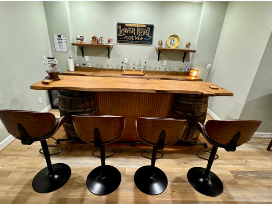 Custom White Oak Bar - PRICE TBD